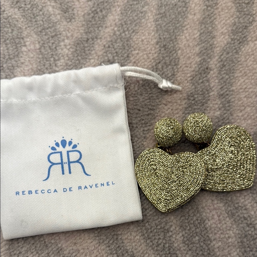 Rebecca de Ravenel Gold Cora Clip on Earrings